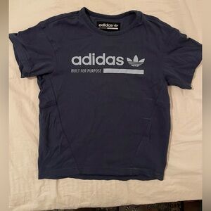 Adidas Kids Dark Blue Tee with Logo
